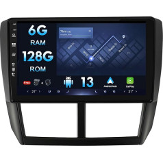 9 Inch Touch Screen 1080P Android Car Radio for Subaru Foreste/Impreza WRX 2008-2014 GPS - 6G+128G - Free Rear View Camera - Supports DAB/Steering Wheel Control/WiFi/BT/Mirrorlink/AUX