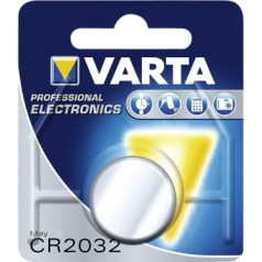 Varta CR2032 Lithium coin cell, 230mAh