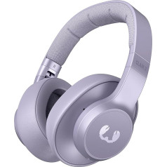 Fresh 'n Rebel Clam 2 Wireless Bluetooth Headphones Over-Ear 80 Hours Playback Time with Microphone Foldable Ambient Sound Mode Quick Charge Audio Input Vegan Leather (Dreamy Lilac)