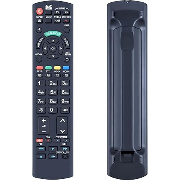 Replacement Panasonic Plasma Viera TV N2QAYB000428 Remote Control Compatible with TX-L19E3E TX-L22X20B TX-L32G10B TX-L37G10B TX-L42G10B TX-P42G10B TX-P42X25ES TX-P46G10B TX-P46S200 B TX-P5 0G10B