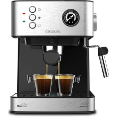 Cecotec Espresso and Cappuccino Coffee Machine, Stainless steel