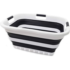 SAMMART Collapsible Laundry Basket - Foldable Pop Up Storage Container/Hamper