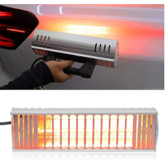 DATOUBOSS 1000 W Paint Dryer Hand Infrared Dryer Short Wave Infrared Lamps Burning Area 300 x 150 mm Suitable for Car Paints, Metal Paints Heating and Drying etc. 230 V 50/60 Hz