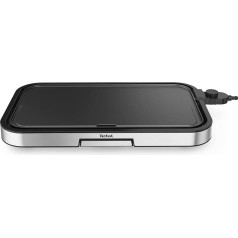 Tefal CB631D Giant Plancha Grill for 12 People, XXL Grill Surface, Non-Stick Coating, Adjustable Thermostat, Oil-Free, Healthy Cooking, Easy to Clean, 2300W, Stainless Steel