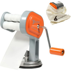 Demetra Machine for Cavatelli, Earrings, Dumplings and Knocchetti Sardi | with Protective Cover and Suction Cup Attachment | Ideal for Homemade Fresh Pasta | Metal Structure