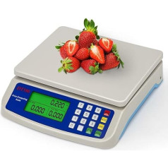 Electronic Kitchen Scales LCD Display Digital Food Scale 3 Types Units kg oz lb with Counting Peeling Function for Home Cooking Fruit Multifunctional Scales CE Certification (Size : 10 kg/1 g)