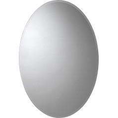 Croydex WC101569 Schrank, Aluminium, oval, 1-türig, 53,5 x 78,5 cm