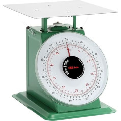 Tada Mechanical Kitchen Food Scale Heavy Duty Portion Control 110lb Industrial Dial Scale with Stainless Steel Platform