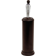 Splash Home Tammy Stainless Steel Toilet Brush and Holder, Oil Rubbed Bronze