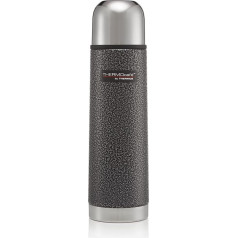 Thermos Thermocafe Thermosflasche / Thermoskanne aus Edelstahl, 0,5 Liter, Hammerschlag-Design