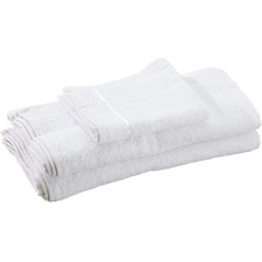 Le Jardin du Lin 100% Cotton Lightweight, Soft and Absorbent Towel, Pack of 12, Size: 30 x 30 cm - Made in Turkey