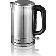 Cloer Stainless Steel Kettle / 2200 W / Water Level Indicator / Boil Dry and Overheating Protection