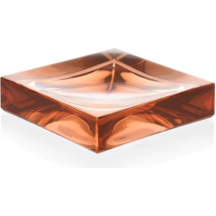Kartell Boxy Zahnbürstenhalter, Plastik, Nude Rosa, 10.5 x 10.5 x 2.5 cm