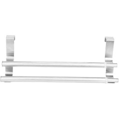 Telescopic Towel Rail Double Layers Towel Holder for Bathroom Hanger Organizer for Door Cupboards