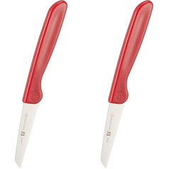 Zwilling 1002669 38041070 Kitchen Knife, 70 mm, Red (Pack of 2)