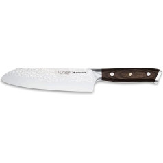 3 Claveles Kimura Santoku Knife, Kitchen Knife, Multi-Purpose Knife, Kitchen Knife, Original Kitchen Aid for Asian Kitchen, Meat, Fish and Vegetables, 17.5 cm, 7 Inch Blade