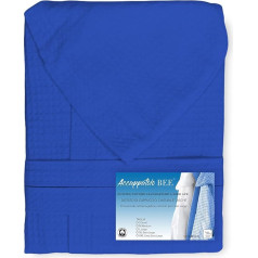 Tex family Nido Bee Bee© Adult Bathrobe Made of Pure Cotton with Hood Light Blue