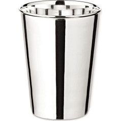 EDZARD Conus Drinking Cup (200 ml) Heavy Silver-Plated, Highly Polished - Silver Cup for Cocktails, Long Drinks - Cup for Water and Juices
