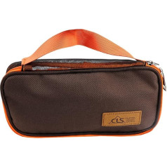 LNQ LUNIQI Cooking Utensils Storage Bag BBQ Cookware Organizer Travel Kit Portable Tableware Fork Spoon Chopsticks Carry Bag for Outdoor Picnic Camping (0range)