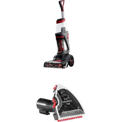 BISSELL 1858N ProHeat 2X Revolution Carpet Cleaner (800W - 3.7L) + 3-in-1 Step and Upholstery Attachment for All Bissell Stain and Carpet Cleaning Devices