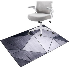 Honorstar Floor Protection Mat for Hard Floors and Carpet, Chair Underlay, Gaming Floor Protection Mat, Office Chair Mat, Rectangular Floor Mat, Non-Slip Office Chair Underlay, 120 x 90 cm, Chair Mats
