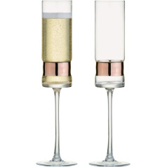 Anton Studio Designs SoHo Champagne Flutes Bronze Pack of 2