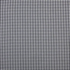 Kt KILOtela - Canvas Fabric Yarn Dyed Decoration Upholstery Cushion Curtains Bedspreads Bags Tablecloths 300cm Length x 280cm Width Gingham Small Navy Blue ─ 3 Metres