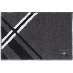 JOOP! Checks Bath Mat 70 x 120 cm Anthracite