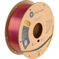 Polymaker PolyLite Silk PLA Dual Colour - 1.75 mm - 1 kg - Banquet Gold-Magenta