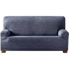 Eysa Aquiles elastisch Sofa überwurf 2 sitzer Farbe 03-blau, Polyester-Baumwolle, 37 x 29 x 7 cm