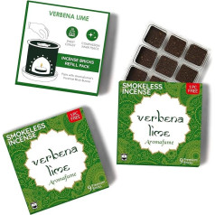 Aromafume Verbena Lime Incense Stones (3 Bowls x 9 Pieces)