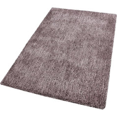 ESPRIT Relaxx Modern Branded Rug, Polyester, Mauve, 140 x 70 x 2.5 cm