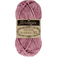 Scheepjes - Scheepjes 848 Korund Rubin (XL) Stone Washed Garn - 10x50g