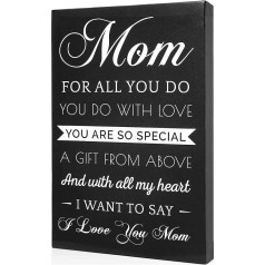 Light Autumn Daughter or Son Wall Hanging Canvas Wall Art Picture Print