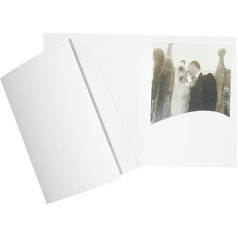 1x100 Daiber Portraitmappen Profi-Line 13x18 weissmatt