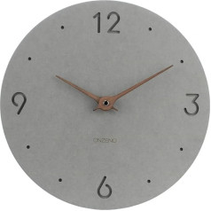 ONZENO Design Wall Clock 'The Playful.' without Ticking Noises