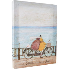 Sam Toft 'A Breath of Fresh Air' Kunstdruck auf Leinwand,30 x 40 cm