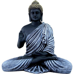 eSplanade Meditation Buddha Showpiece Resin Home Decor Idol Statue Murti Tibetan Buddhist Statue 14