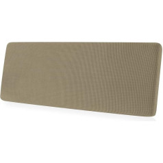 CHUN YI Stretch Sofa Seat Cushion Cover, Fitted Sofa Couch Cushion Covers Furniture Protector, Replacement for Cushion Checks Jacquard Sofa Seat Furniture Cover(2-Sitzer, Sand)