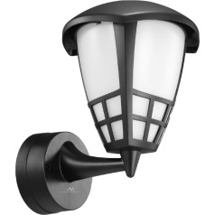 Sienas lampa 1xE27 , maksimālā slodze 60 W, IP65, melna, MCE519 B