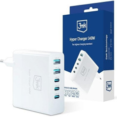 Jaudas lādētājs 140w 3xusb-c+2xusb-a gan pd qc