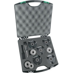 ENT 09070 10-Piece Disc Groove Cutter Set HW 2-3-4-5-6 mm Diameter 47.6 mm Z3 Including Ball Bearings
