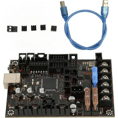 ciciglow 3D Printer Motherboard Einsy Rambo1.2e TMC2130 SPI Drive Mode 3D Printer Accessories for Prusa I3 MK3/3S 3D Printer