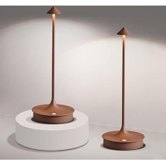 Leomix Table Lamp Wireless LED Table Lamp Wireless Battery Table Lamp Rechargeable 4000 mAh Table Lamp Touch Dimmable Outdoor Table Lamp IP54 Waterproof for Restaurant/Bar/Garden/Balcony/Dining Table