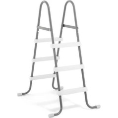 Intex Staal Zilver/White Swimming Ladder 112 cm