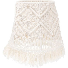 UKCOCO 1 x Cotton Rope Lampshade Bedroom Decor Decorative Lampshades for Table Lamps Macrame Shade Pendant Light Fabric Lampshades for Table Lamps