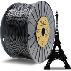 Eono PLA Plus Filament 1.75 mm, PLA Pro 3D Printer Filament, PLA+ Filament 6.6 lbs (3 kg), Dimensional Accuracy +/- 0.05 mm for FDM Printers, Black