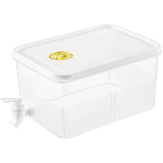 Getränkespender mit Zapfhahn, 5 l Getränkespender, Kühlschrank, kalter Wasserkocher für Partys in der Hausbar, transparent und sichtbar