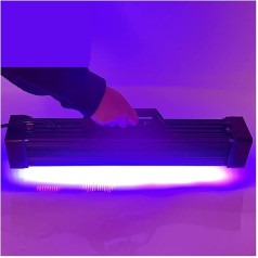 JOXLOVER LED-UV-Gel-Härtungslampe, Bar führte UV-GEL-Härtungslampe Hochleistungs-Ultraviolett-Schwarzlicht-Öldruckmaschine Glastintenfarbe Siebdruck einfach zu bedienen