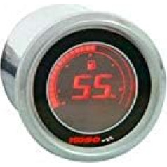 Livello Petrol Koso Retro Lumination Black/Rosso, Diameter 48 mm